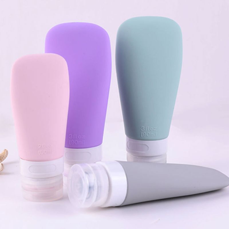 selizo 10 Leakproof Silicone Travel Bottles Squeeze Bottle